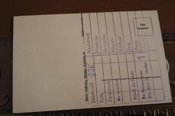 old sample postcard - state meeting Hitler - v. Horthy for orders